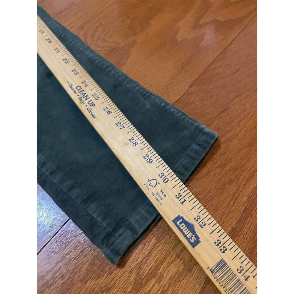 Todd Snyder Pants Mens 30x32 Green Stretch Corduroy Slim Fit Jeans Casual